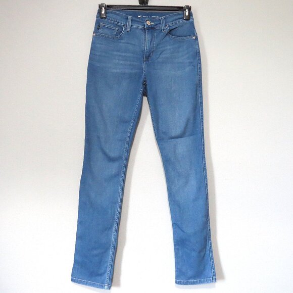 Lee Easy Fit Skinny Leg Light Wash Jeans Size 8 - Picture 1 of 10